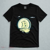 Retro Bitcoin Sunrise T-Shirt thumb 5