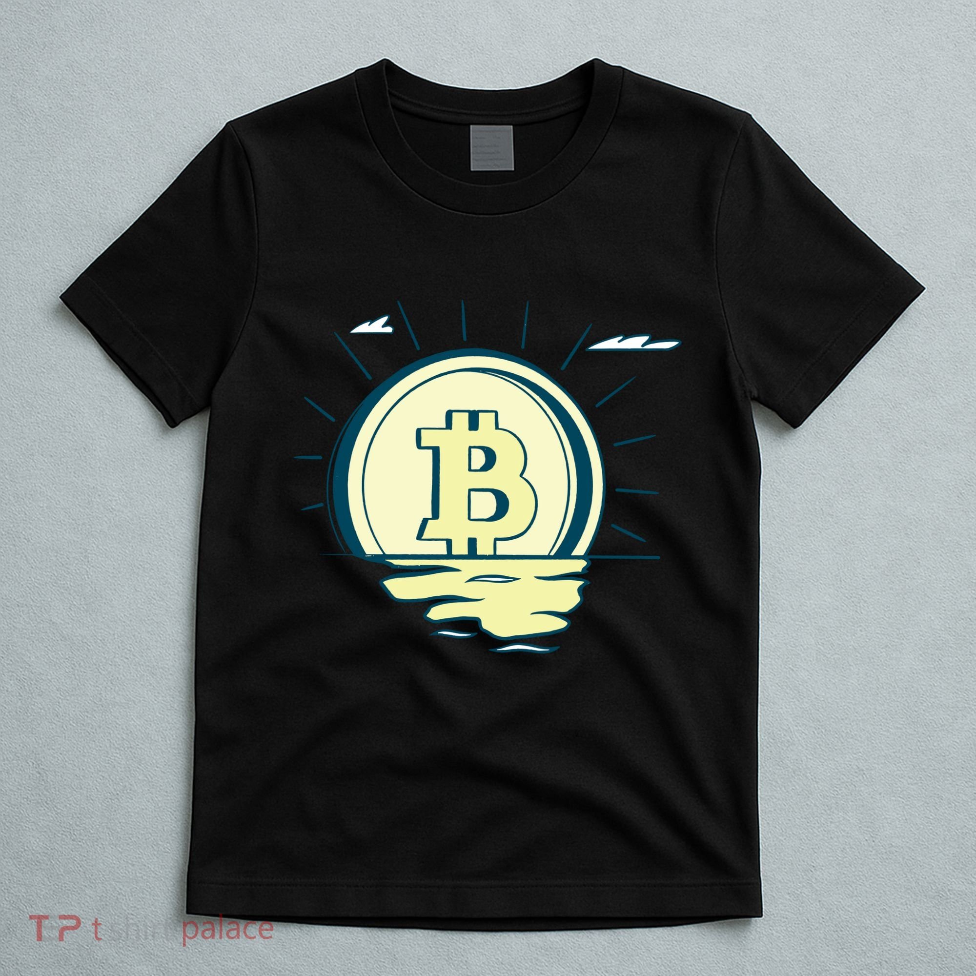 Retro Bitcoin Sunrise T-Shirt