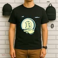Retro Bitcoin Sunrise T-Shirt thumb 6