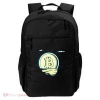 Retro Bitcoin Sunrise Backpack thumb 0