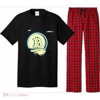Retro Bitcoin Sunrise Pajama Set thumb 0