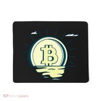 Retro Bitcoin Sunrise Mousepad thumb 0