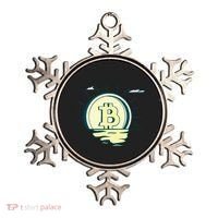 Retro Bitcoin Sunrise Ornament thumb 0