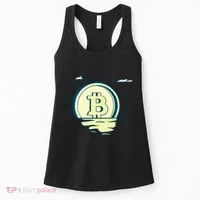 Retro Bitcoin Sunrise Women's Tank Top thumb 0