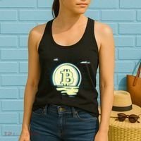 Retro Bitcoin Sunrise Women's Tank Top thumb 2