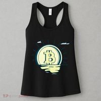 Retro Bitcoin Sunrise Women's Tank Top thumb 3