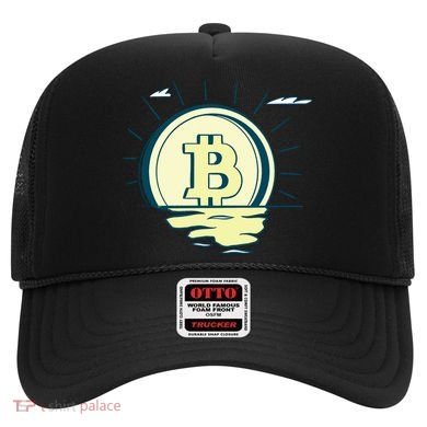 Retro Bitcoin Sunrise Hat