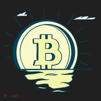 Retro Bitcoin Sunrise Hat thumb 2
