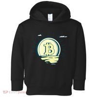 Retro Bitcoin Sunrise Toddler Hoodie thumb 0