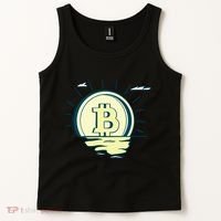 Retro Bitcoin Sunrise Tank Top thumb 2