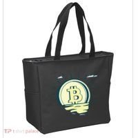 Retro Bitcoin Sunrise Tote Bag thumb 2