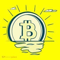 Retro Bitcoin Sunrise Coffee Mug thumb 5