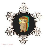 Retro Boombox Sloth Ornament thumb 0