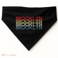 Retro Brooklyn Logo USA-Made Doggie Bandana thumb 0