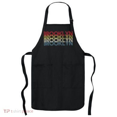 Retro Brooklyn Logo Apron