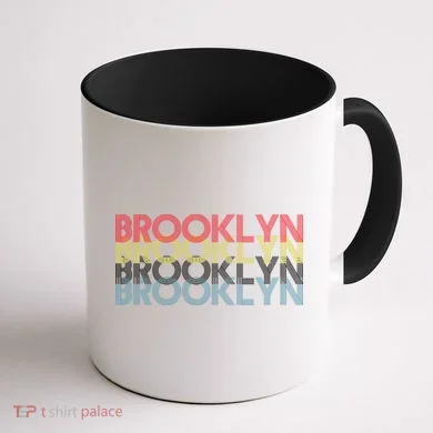 Retro Brooklyn Logo Coffee Mug back