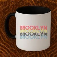 Retro Brooklyn Logo Coffee Mug thumb 2