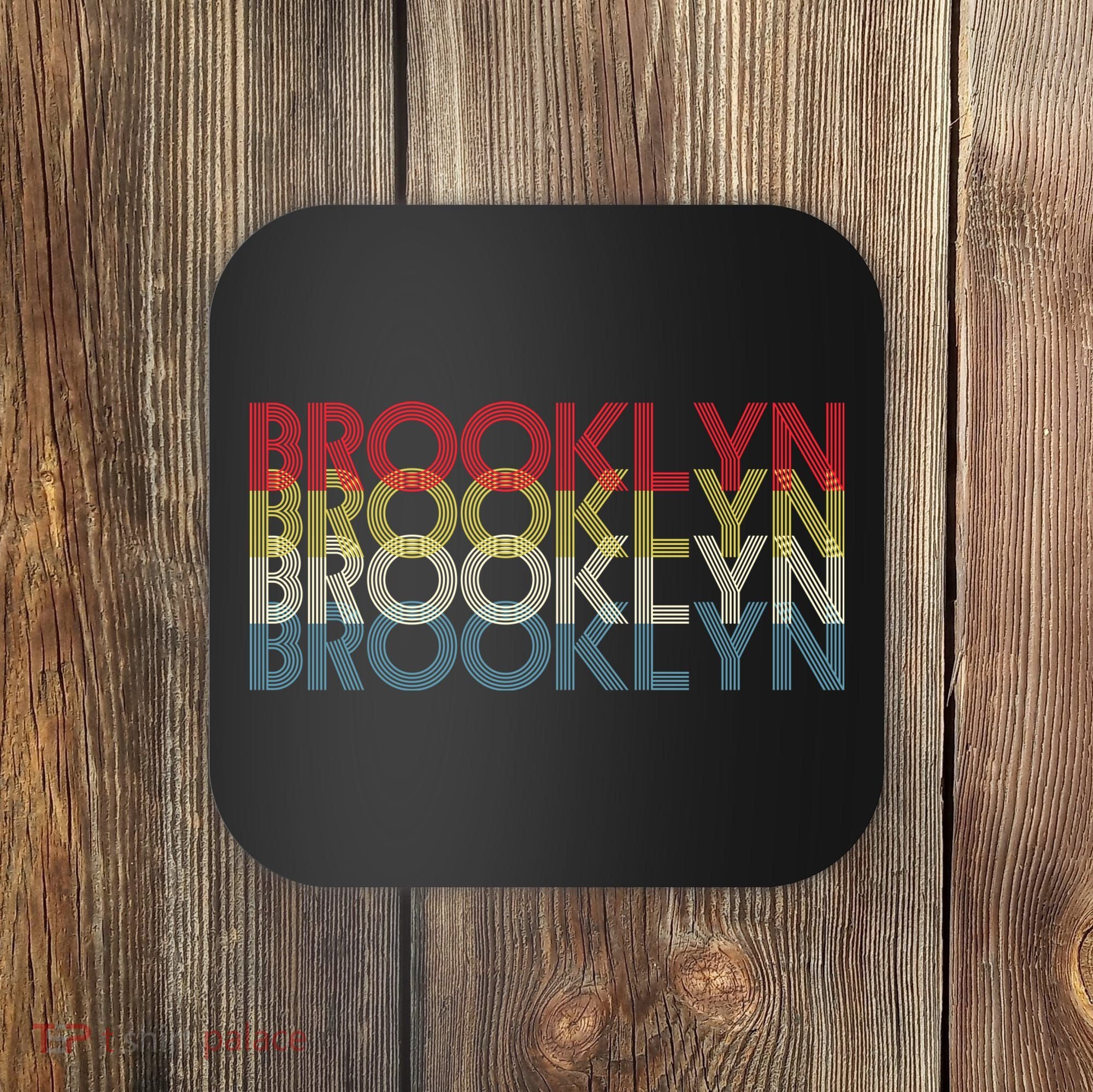 Retro Brooklyn Logo Coaster