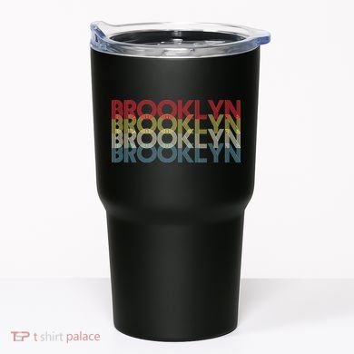 Retro Brooklyn Logo Tumbler