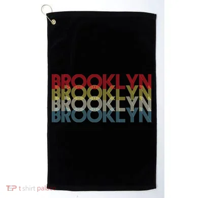 Retro Brooklyn Logo Golf Towel