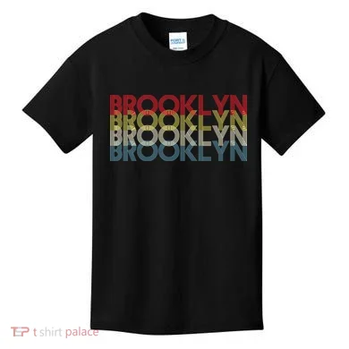 Retro Brooklyn Logo Kids T-Shirt