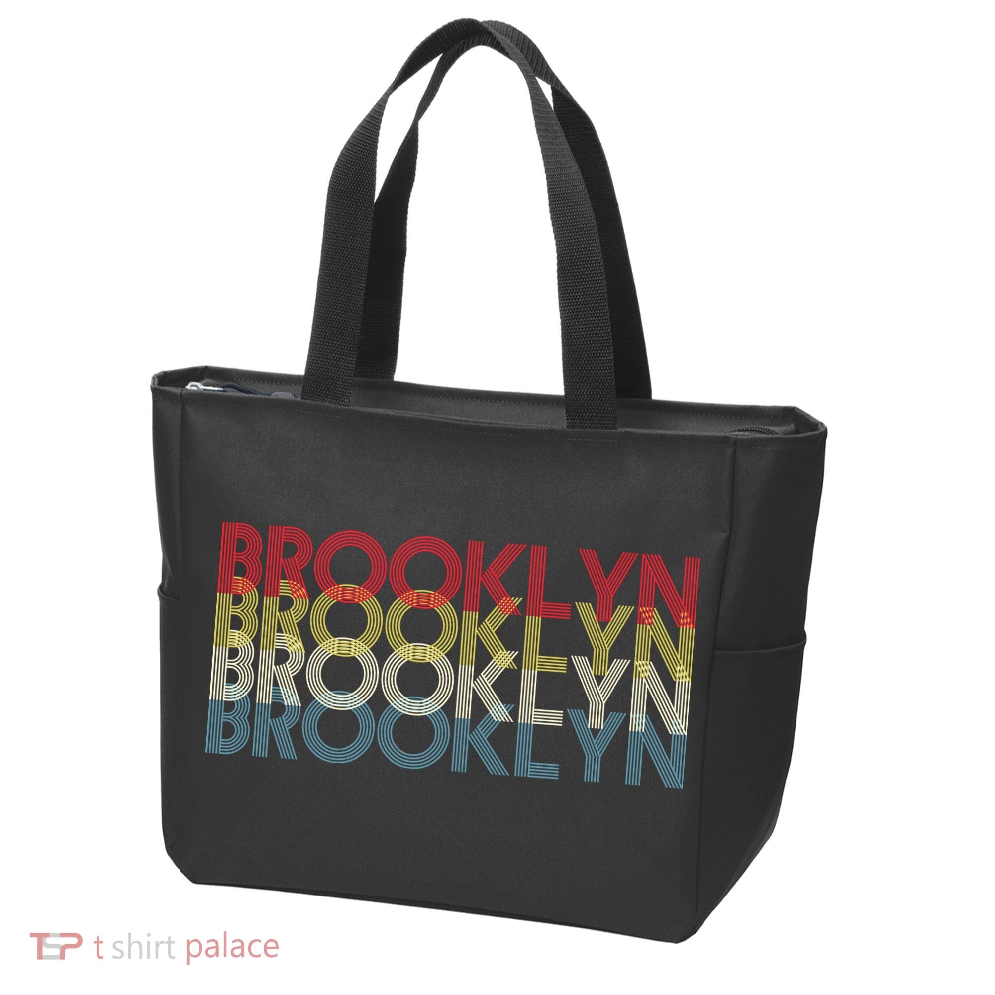 Retro Brooklyn Logo Tote Bag