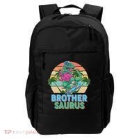 Retro Brother Saurus T-Rex Dinosaur Backpack thumb 0