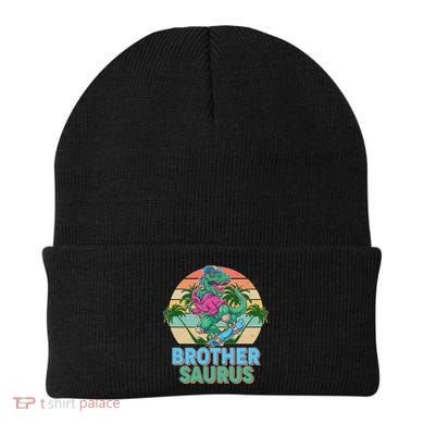 Retro Brother Saurus T-Rex Dinosaur Beanie