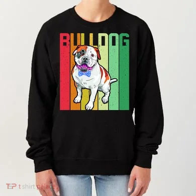 Retro Bulldog Women's Sweatshirt