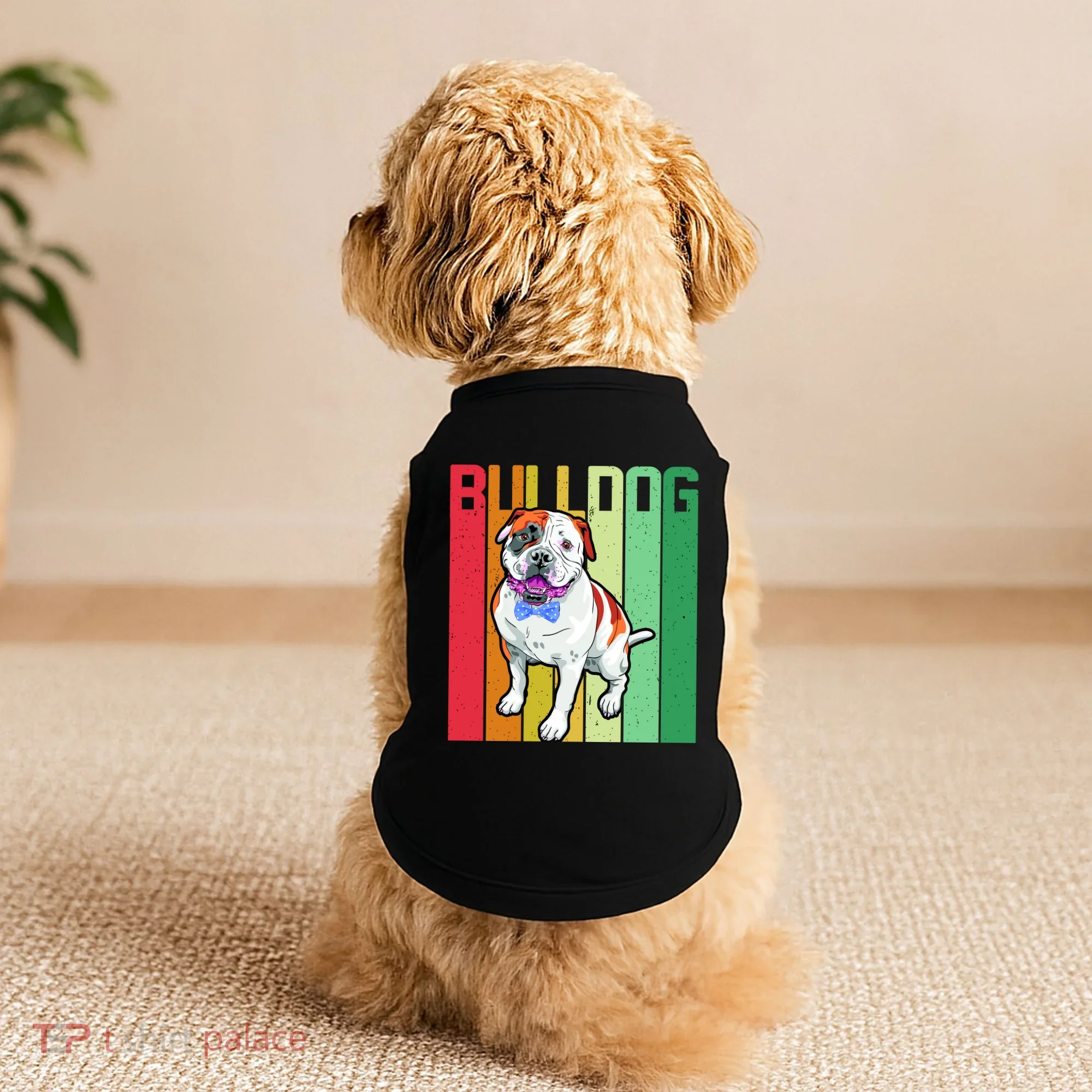 Retro Bulldog Doggie Tank