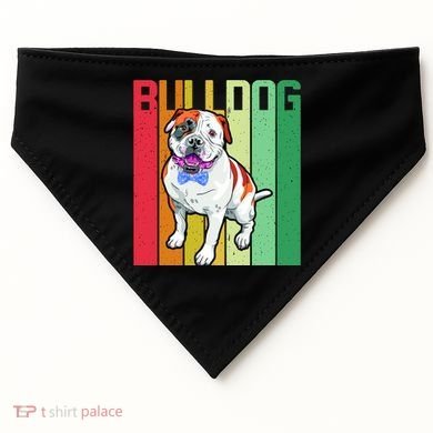 Retro Bulldog USA-Made Doggie Bandana