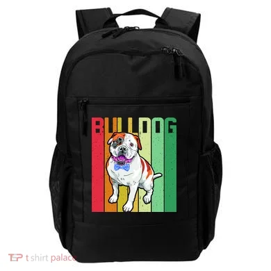 Retro Bulldog Backpack