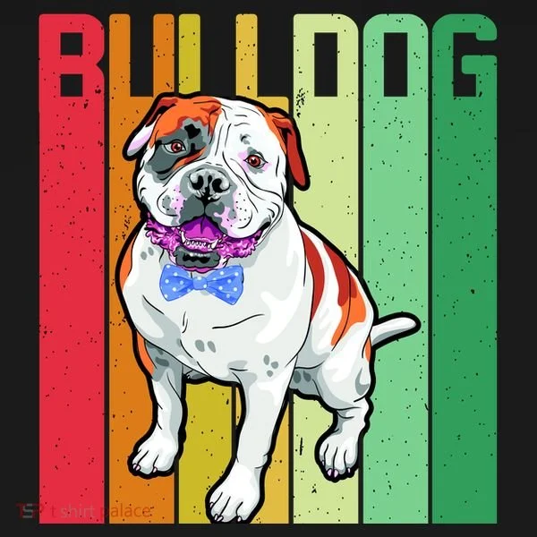 Retro Bulldog Bucket Hat