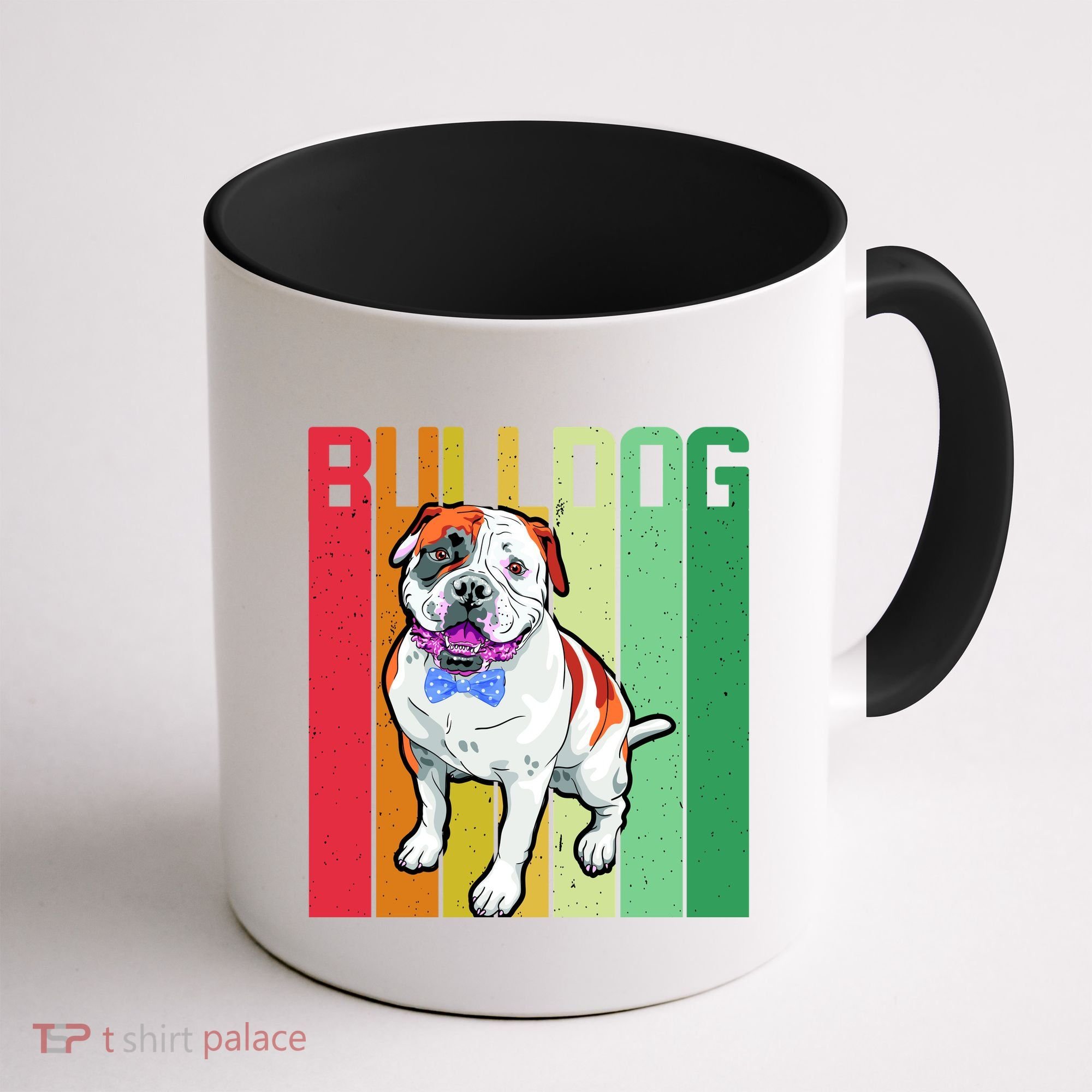 Retro Bulldog Coffee Mug