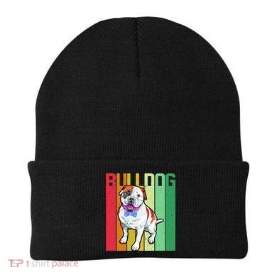Retro Bulldog Beanie