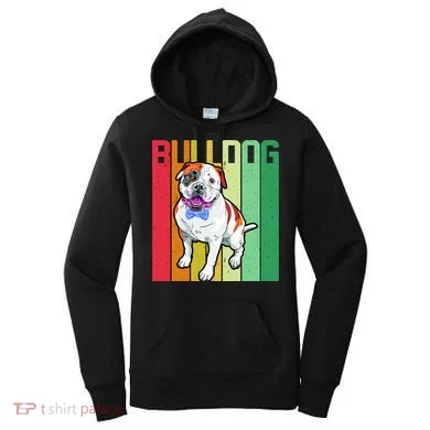 Retro Bulldog Women's Hoodie
