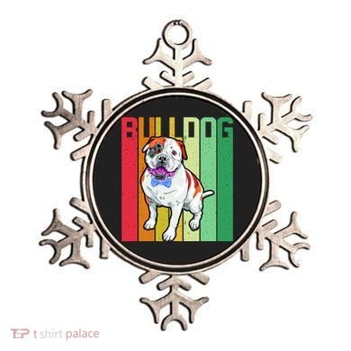 Retro Bulldog Ornament