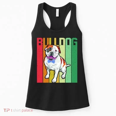 Retro Bulldog Women's Tank Top