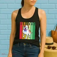 Retro Bulldog Women's Tank Top thumb 2