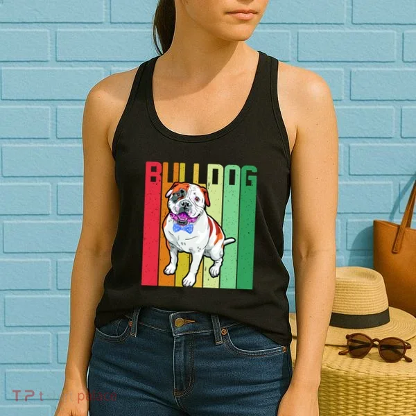 Retro Bulldog Women's Tank Top