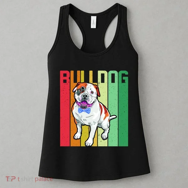 Retro Bulldog Women's Tank Top