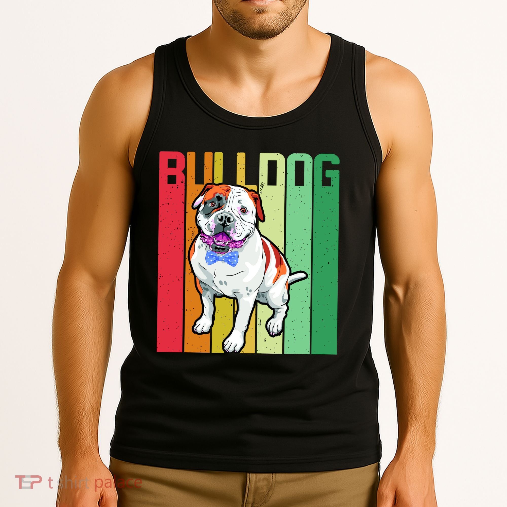 Retro Bulldog Tank Top