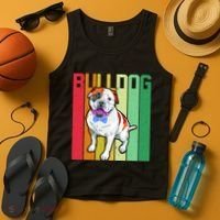 Retro Bulldog Tank Top thumb 4