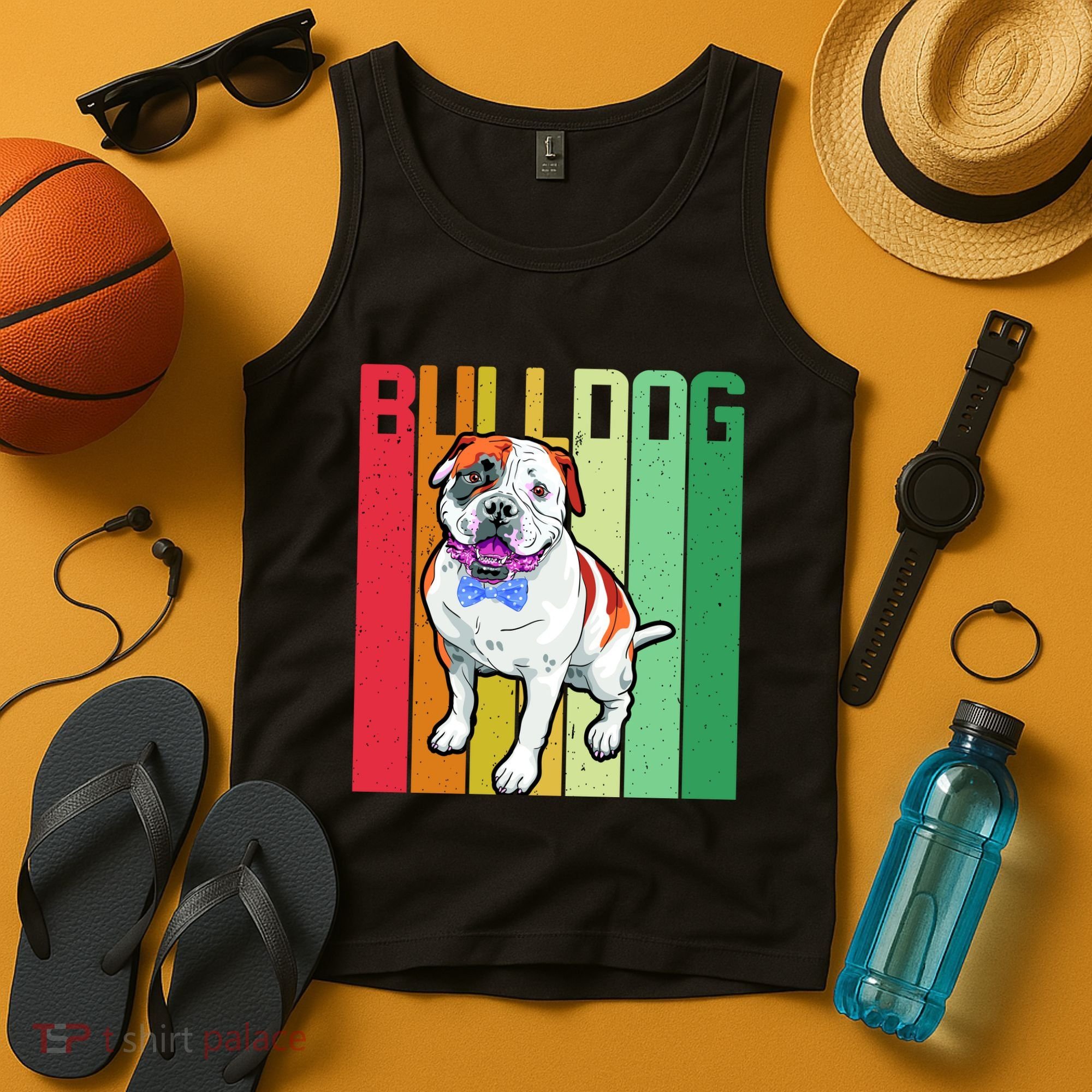 Retro Bulldog Tank Top