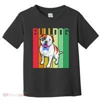 Retro Bulldog Toddler T-Shirt thumb 0