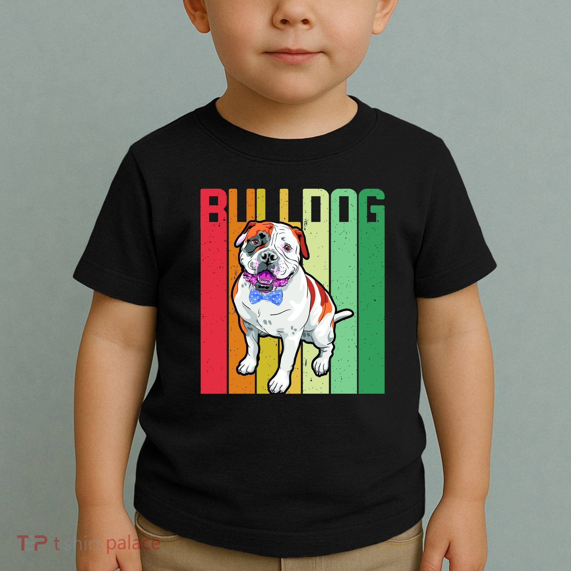 Retro Bulldog Toddler T-Shirt
