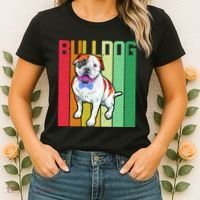 Retro Bulldog Women's T-Shirt thumb 2