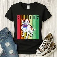 Retro Bulldog Women's T-Shirt thumb 3