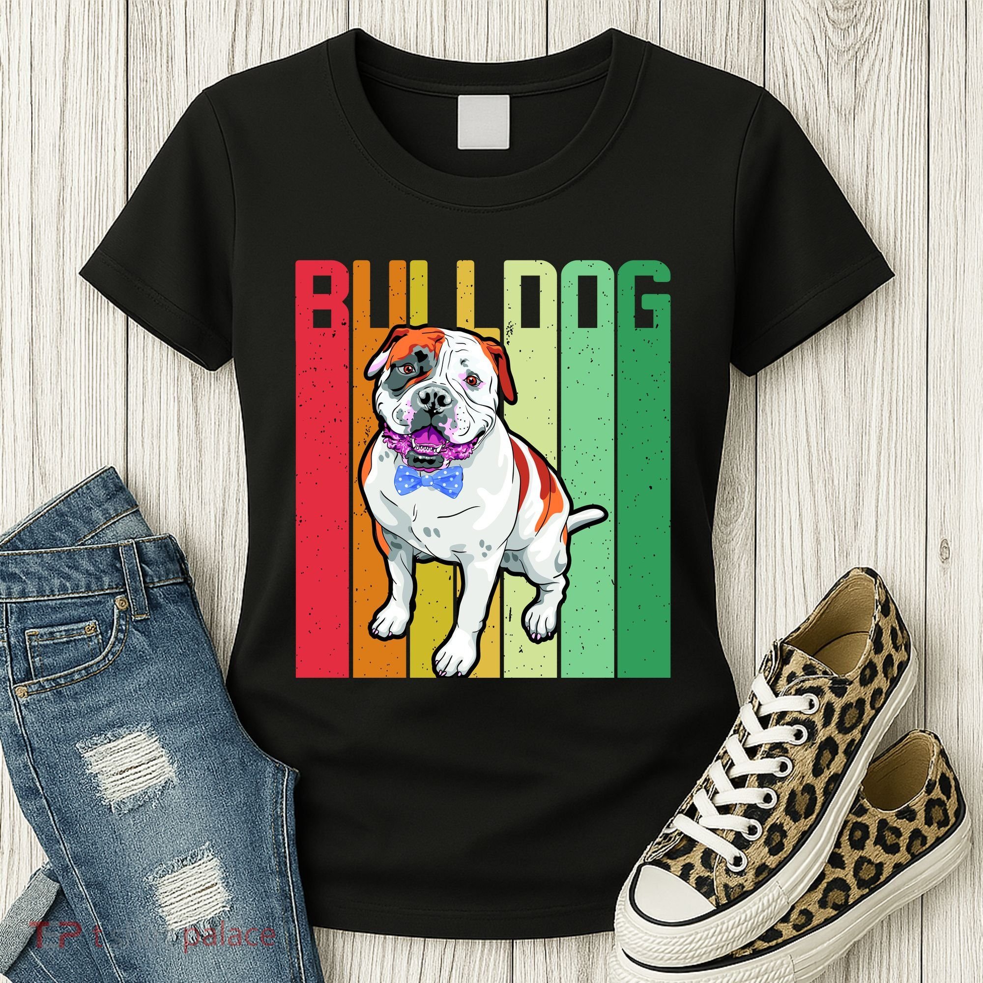 Retro Bulldog Women's T-Shirt