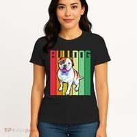 Retro Bulldog Women's T-Shirt thumb 4